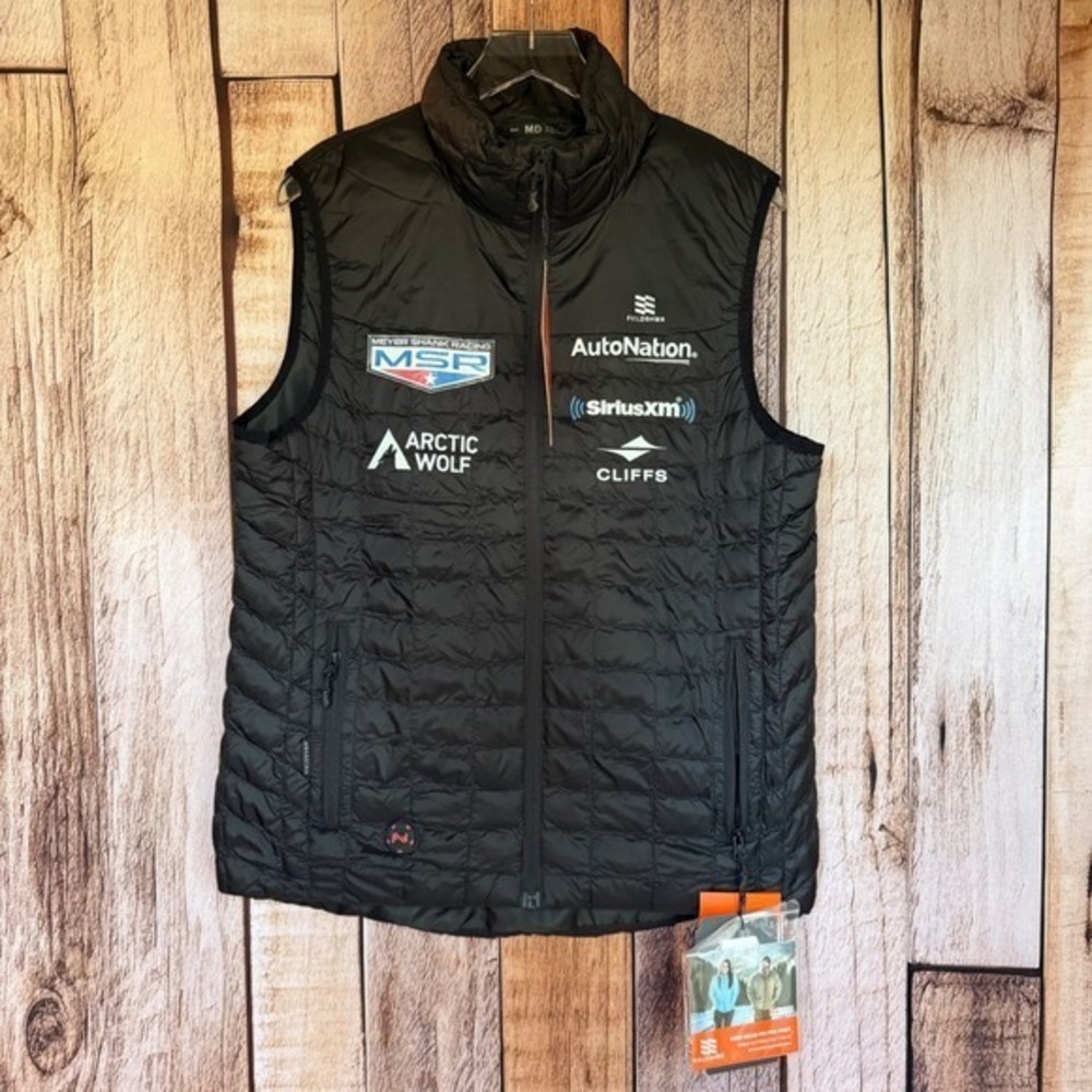Fieldsheer Mobile Warming Heated Vest Honda‎ Car Racing MSR Black TechWear M NWT